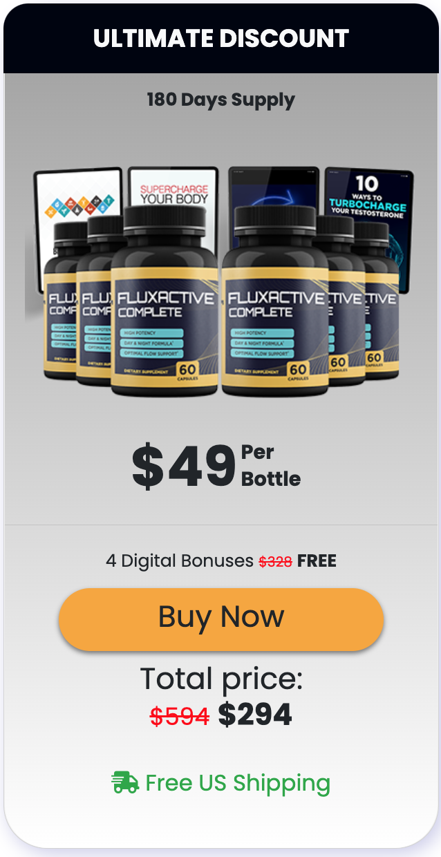 Fluxactive - 6 Bottles