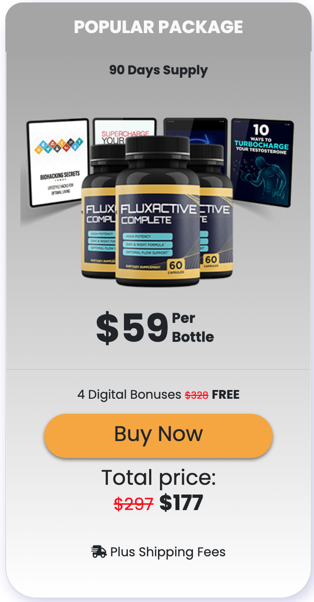 Fluxactive - 3 Bottles